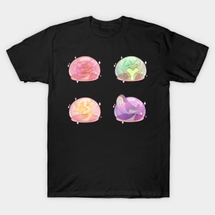 Colourful set of jelly dessert T-Shirt